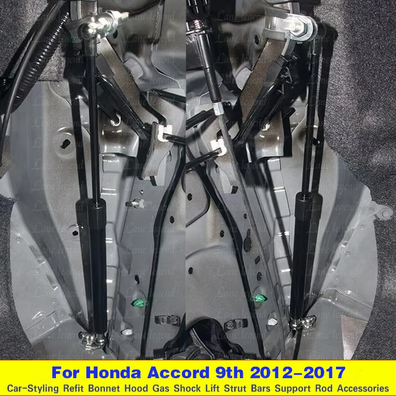 2X maletero trasero puerta trasera resorte de Gas amortiguador soportes de elevación varilla de soporte para Honda Accord 2012 2013 2014 2015 2016