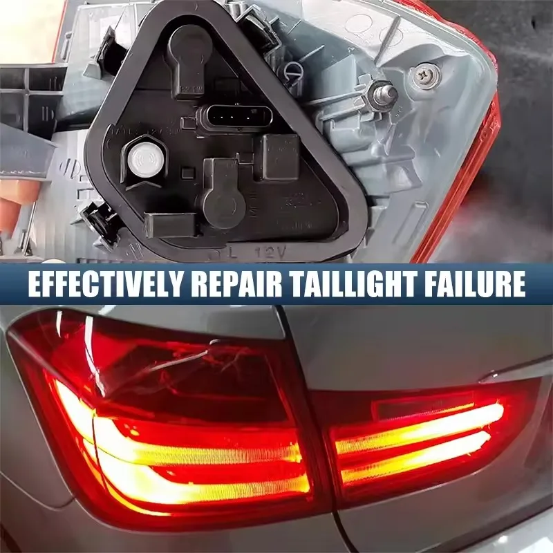 

For BMW 320i XDrive 2013 2014 2015 Rear Bulb Socket Tail Light with Wire Harness Without Bulb Left Right 63217313043 63217313044