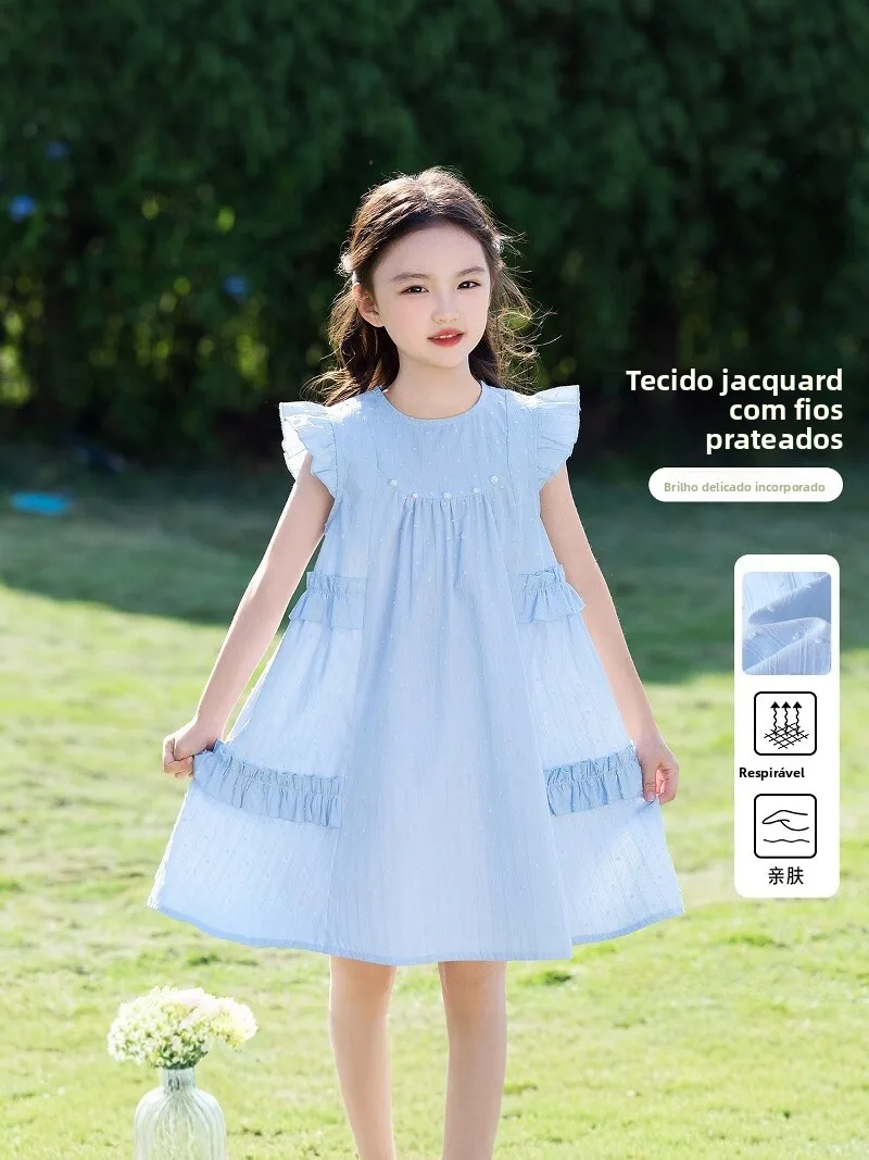 abito-estivo-traspirante-stile-principessa-per-bambine-maniche-leggere-e-soffici-tessuto-in-misto-cotone-carino-e-dolce-abbigliamento-per-bambini