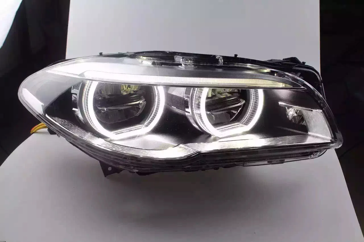 F10 M5 Headlight for BMW 10-17 F10 M5 headlight upgraded to 5 Series Angel Eyes LED daily running lights