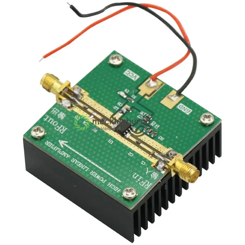 400MHZ-2700MHZ broadband RF Power Amplifier 2.4GHZ 1W For Bluetooth Ham Radio Amplifier with heat sink RF2126