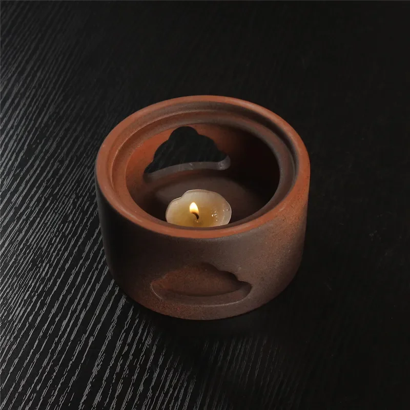 Candle Base Heating Essential Oil Incense Burner Household Club Aromatherapy Lamp Coffee Powder Sandalwood Incense