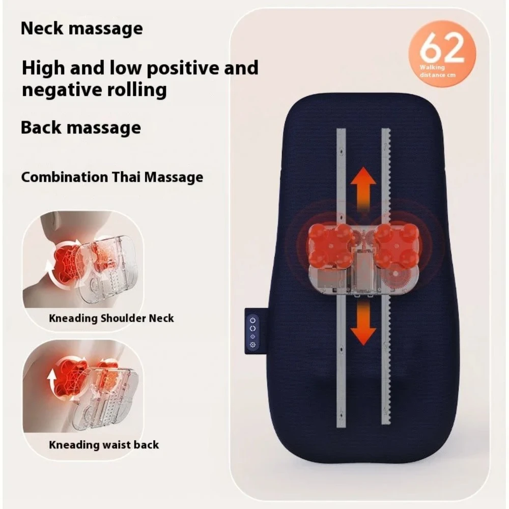 

Hot Compress Kneading Massager Portable Body Massage Pillows for Shoulder Neck Waist Back Boby Massage Device for Home & Office