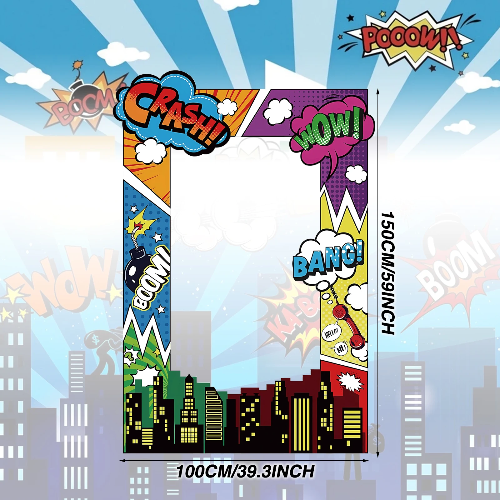 Super Hero Photo Prop Hero Ver - Photo Booth Frame recensie en prijs