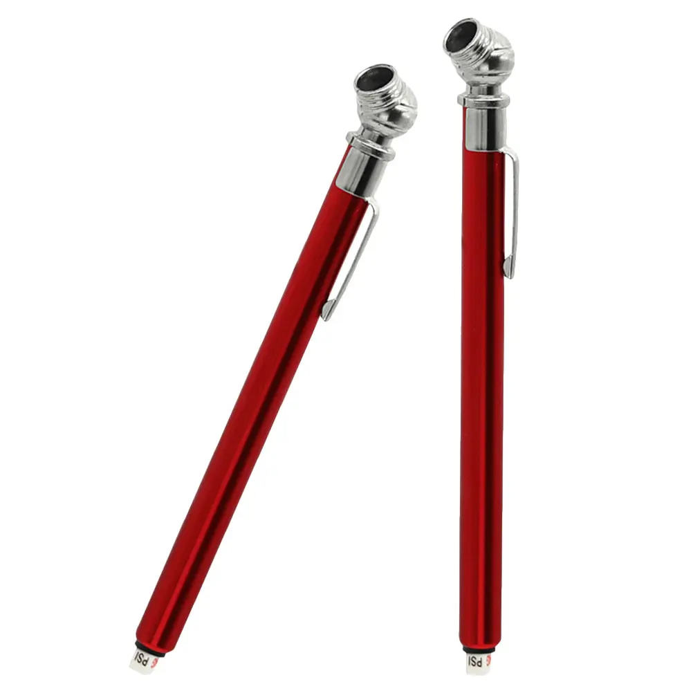 

2 Pcs 120 Bike Tire PSI Stainless Steel Car Bike Gauges Portable Mechanical Pressure Tire Gauge Pressure Gauge Reliable