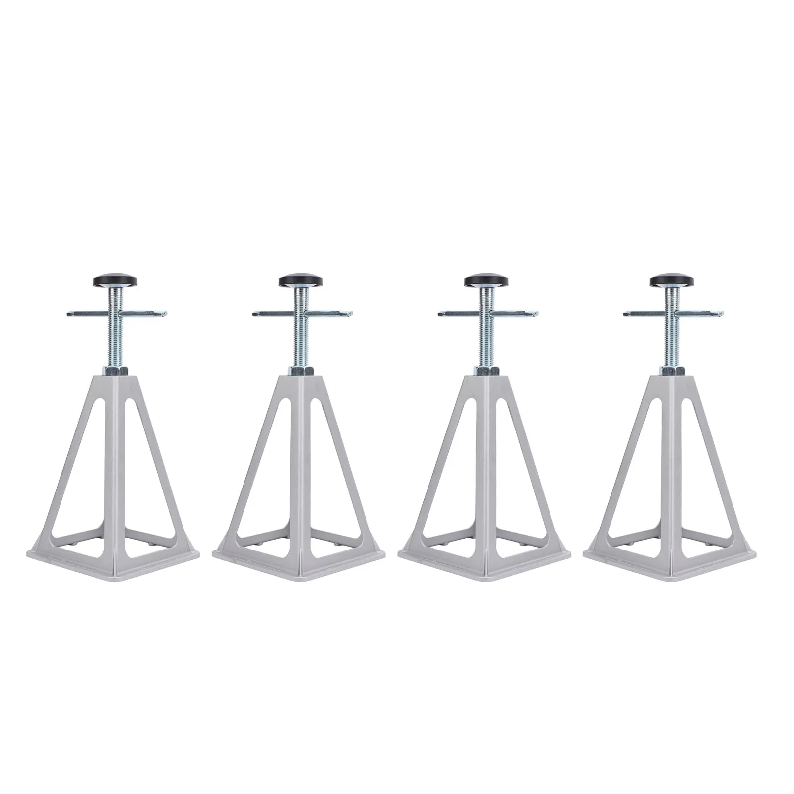 4pcs RV Stabilizer Jacks Adjustable From 28 to 44cm 2.7T Maximum Load Leveling Screw Jacks for Travel Trailers RVs RV Jack Stand