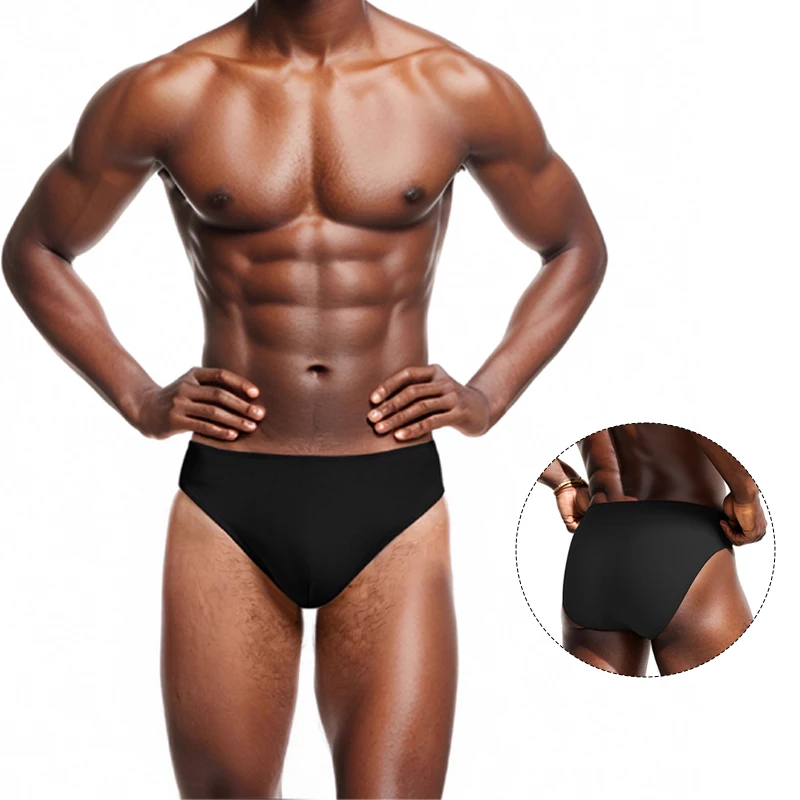 Professional Men Full-seat Ballet Belt Bulge Hiding Ballet Brief Dance Gymnastics Elastic Waistband Safety Pant 
