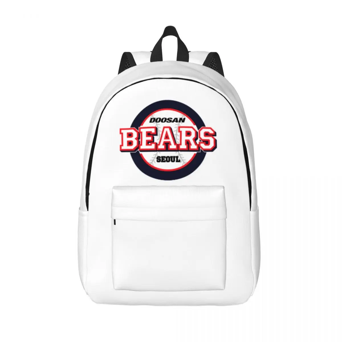 Doosan Bears Backpack para homens e mulheres, adolescente, caminhadas, mochila de viagem, equipe de beisebol, Sport Lover, Laptop Canvas Bags, ao ar livre