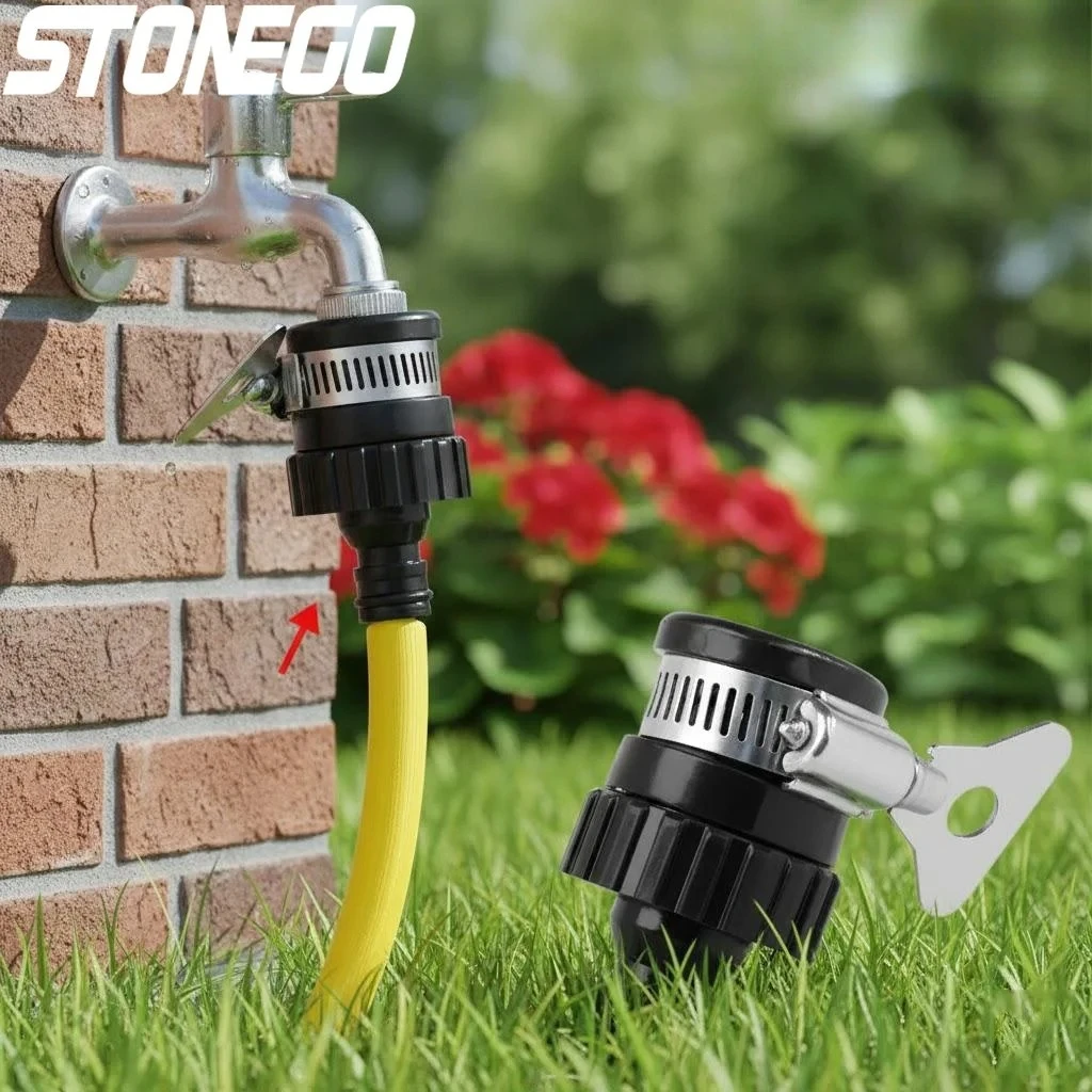 

Universal Tap Connector Hose Adapter for Faucet Sink and Water Pipe Multi-Size Plumbing Fitting Accessory