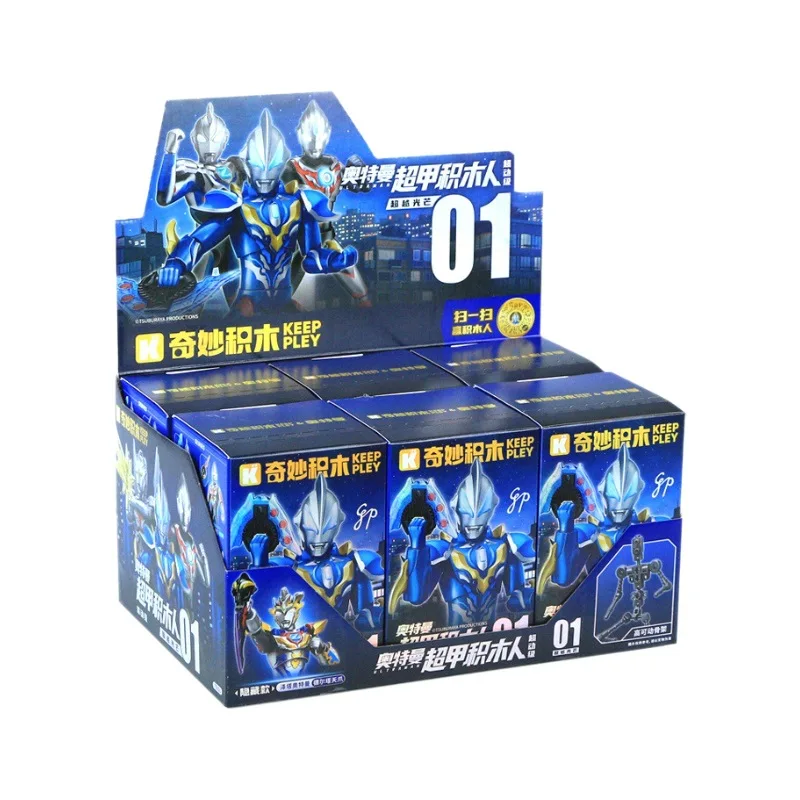 Keeppley Ultraman Super Armor Bausteine-Set für Kinder und Jungen, Jetta Zero Blind Box, Modell 75151