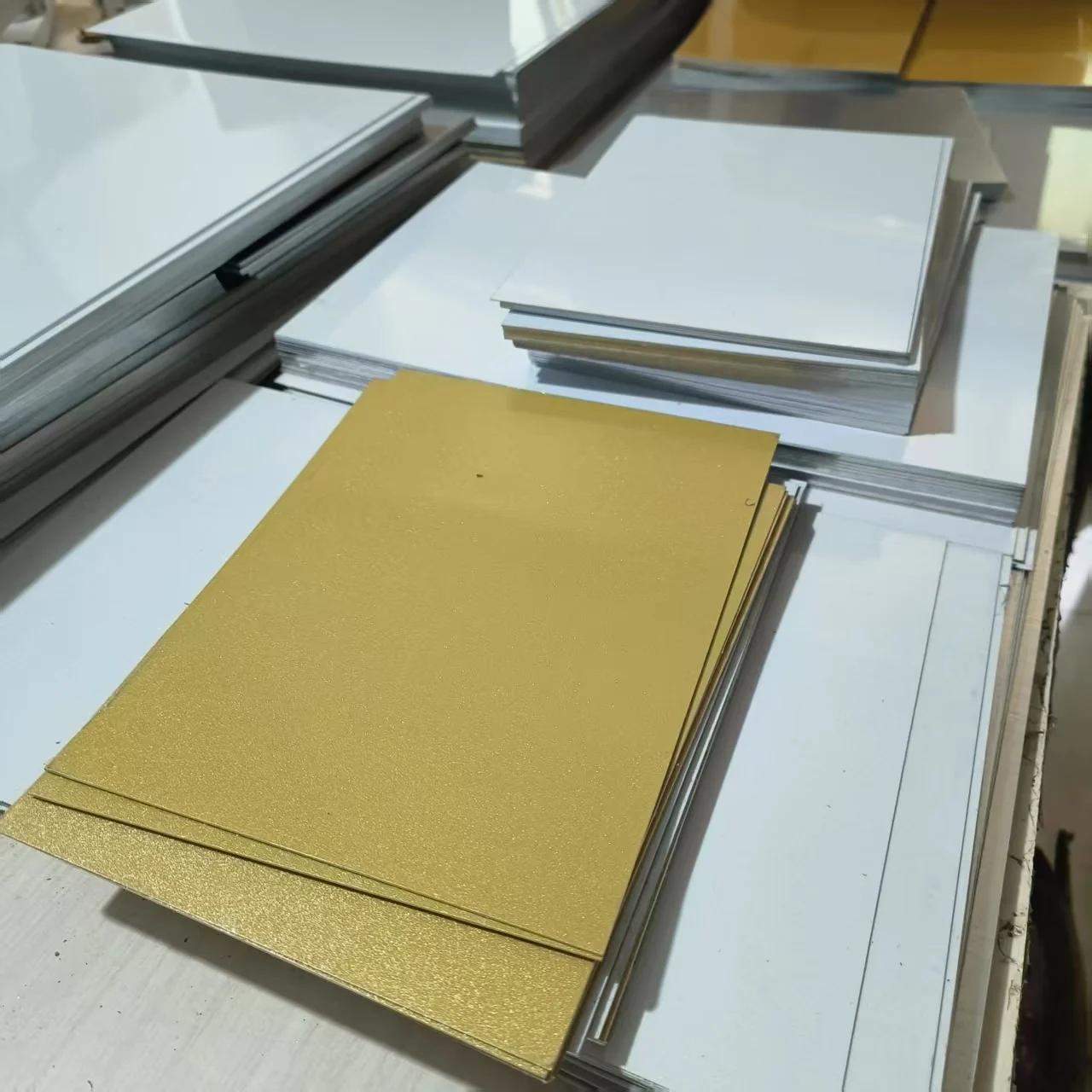0.7mm Thickness 300x400mm 10sheets Sublimation Blank Metal Aluminium Plates Printing By Flat Heat Press