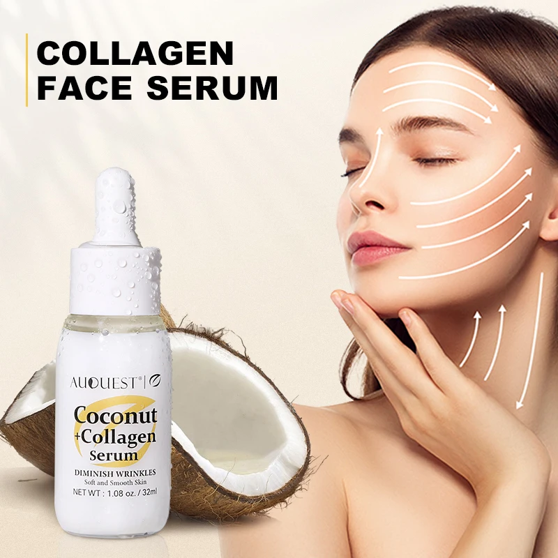 Collagen Face Serum Anti Wrinkle Whitening Hyaluronic Acid Serum Lifting Firming Anti Aging Facial Skin Care Beauty Cosmetics