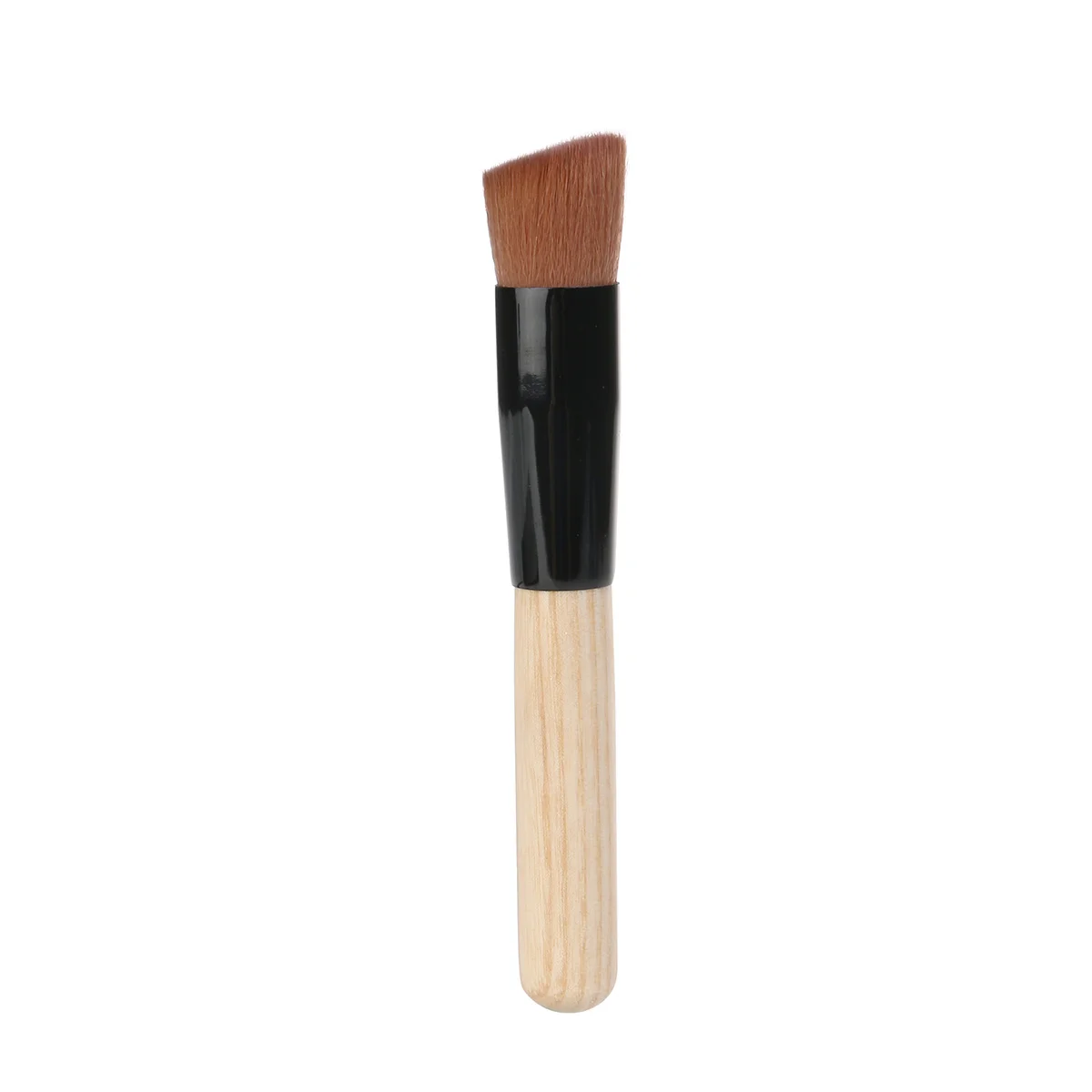 Concealer-Pinsel mit schrägem Kopf für Gesichtspuder, Rouge, glatte Anwendung, reisefreundliches Werkzeug, Make-up-Palette für alle Hauttypen