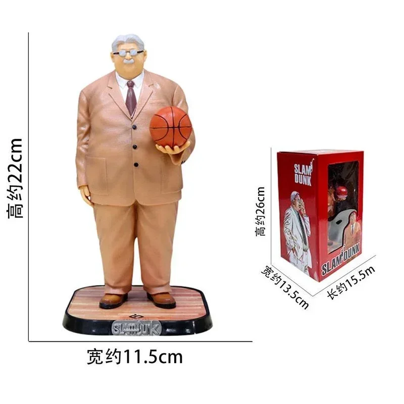 22cm Slam Dunk Mitsuyoshi Anzai Figur Anime Slam Dunk Shohoku Action Figur Pvc Gk Modell Sammlung Spielzeug Geschenk für Kinder