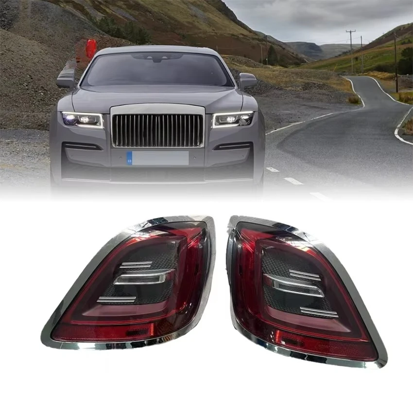 

CZJF Высококачественные задние фонари, задние фонари для Royce Ghost 2020 2021 2022 RR, фары 4-го поколения, решетка, лампа