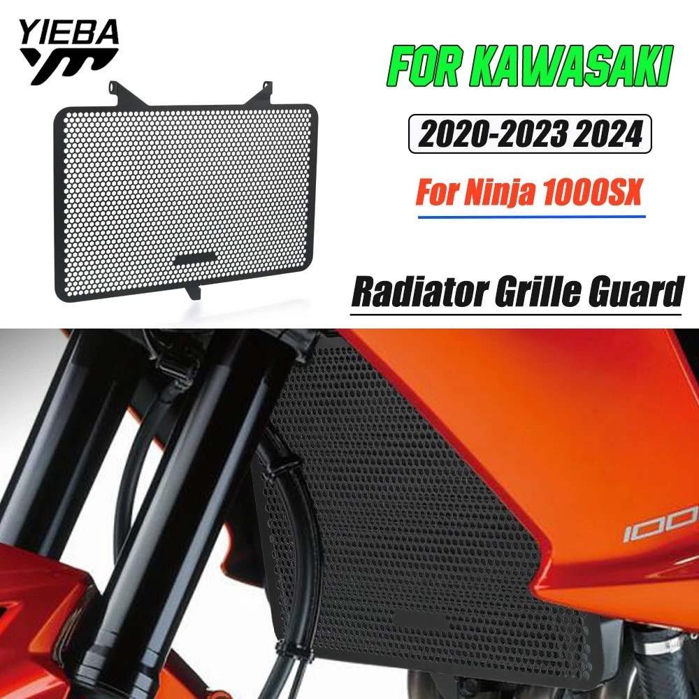 

Motocycle Radiator Grille Cover Water Tank Guard Protection Accessories For Kawasaki Ninja 1000SX 2020 2021 2022 2023 2024