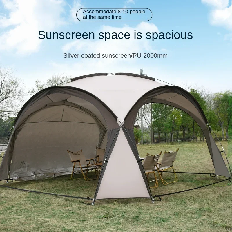 Outdoor Dome Canopy Oversized Awning Sun Protection Wilderness Camping Equipment Camping Weather Protection