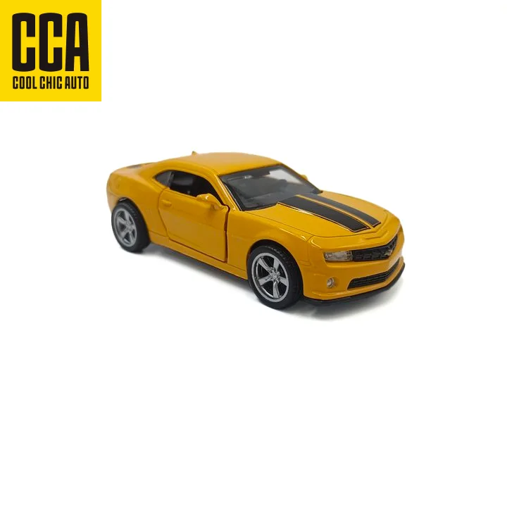 

Металлическая модель автомобиля Chevrolet Camaro в масштабе 1:43, с открывающимися дверями, на фрикционном приводе, коллекционная, для демонстрации и игр, праздничный подарок.