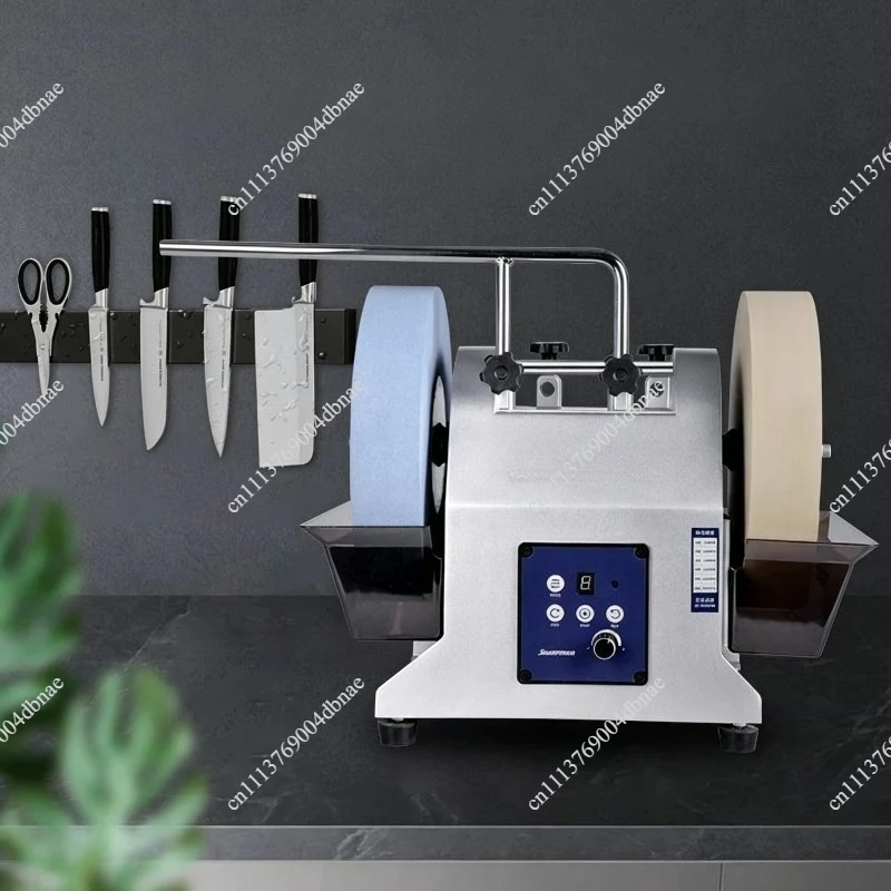 H10X Double Wheel Electric Sharpening Machine - 600/1000mesh Water Grinder for Kitchen Knife Household Grinding Tool