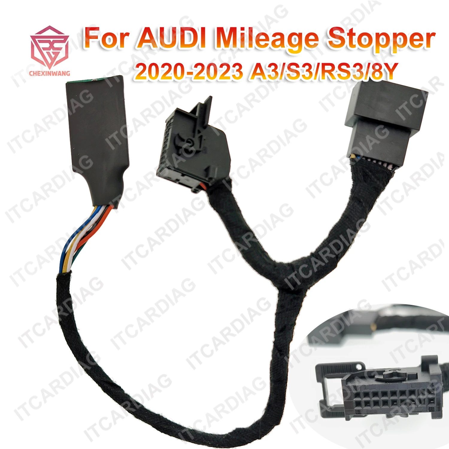 For AUDI Mileage Stopper for A3/S3/RS3/8Y 2020-2023 Mileage Blocker Switchable Mode KM Can Filter Kilometer Correction Tool