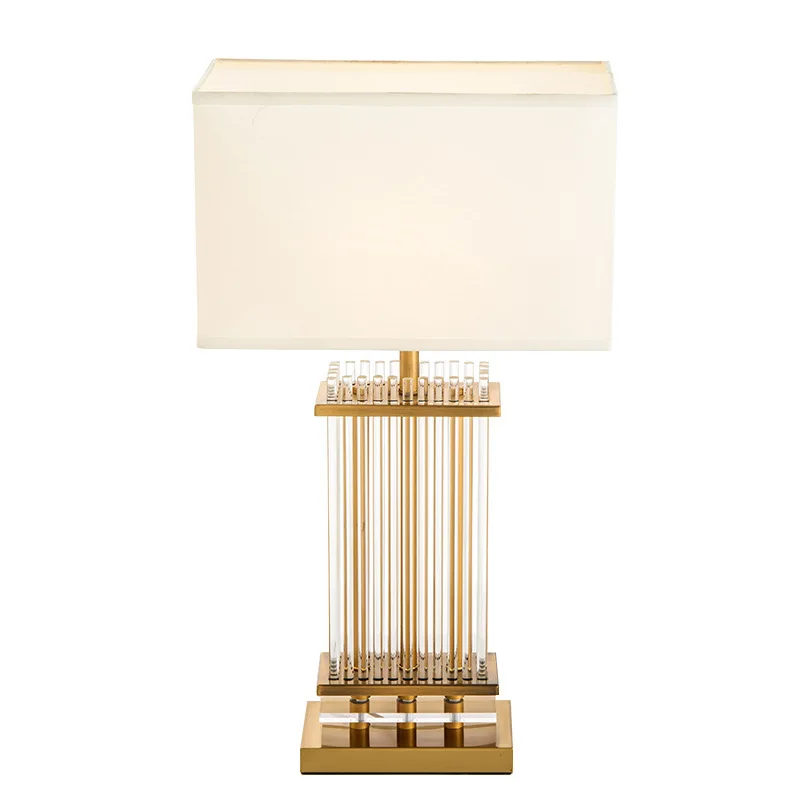 

Nordic crystal desk lamp simple modern living room study decoration