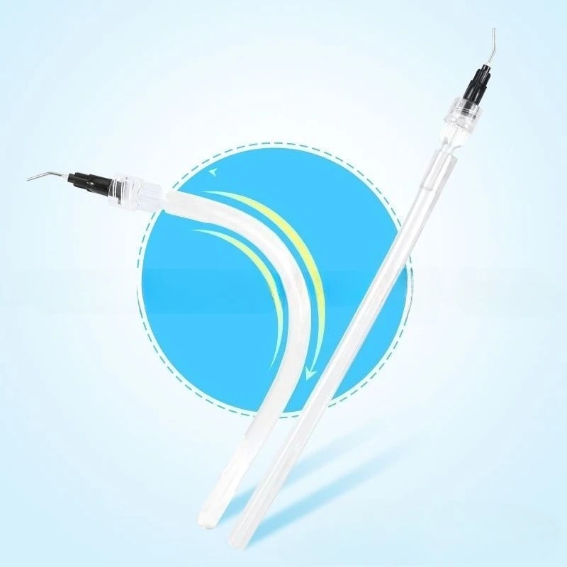Black Curved Needle with Straw, Sleeping Straw, Strong and Weak Straw, Point Straws, 20 Pieces/pack s