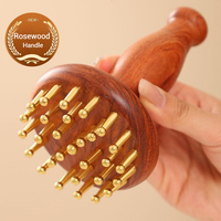 Shoulder and Neck Meridian Dredging Brush, Back Massage Belt Pulse Dredging Tool, Whole Body Meridian Scraping Tool, Wooden Heal