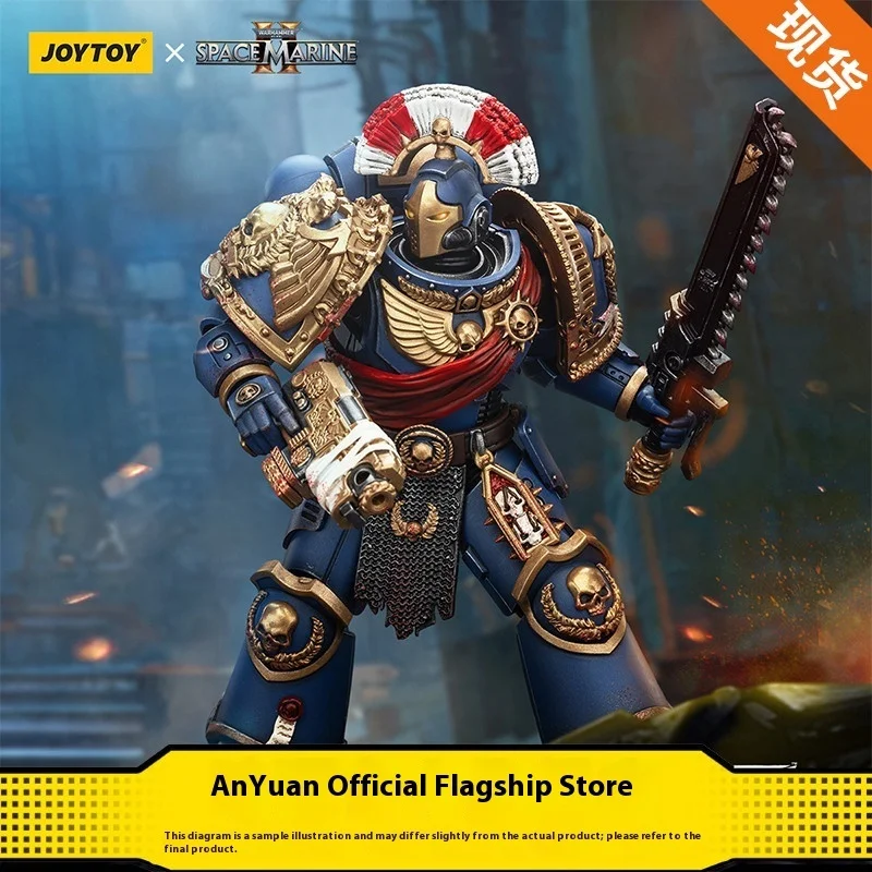 

JOYTOY Warhammer 40,000 1:18 Action Figure Ultramarines Relic Secundus Armour with Artificer bolt rifle chainsword & bolt pistol