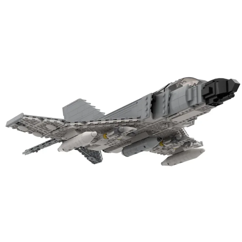 Technical Moc Bricks modello F-4J Phantom II Naval Fighter blocchi modulari regali giocattoli per bambini set fai da te assemblaggio