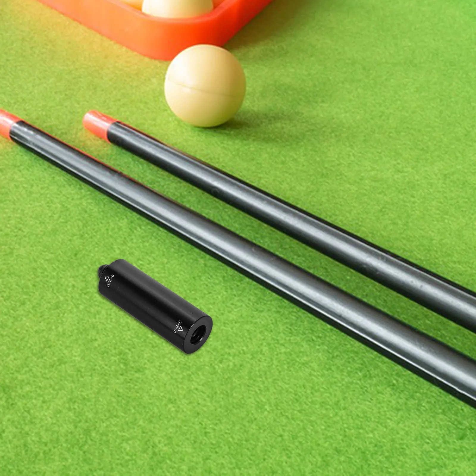 

Pool Cue Extension Adapter for Difficult Shots Easy Attachment Strong Build Quality Billiards Extension Pole for Amateurs and
