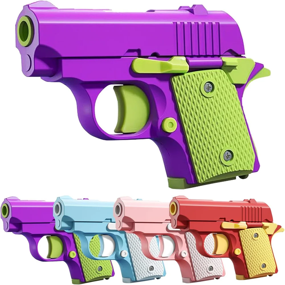 

1911, маленькие игрушки-пистолеты с 3D принтом, мини-пистолеты для снятия стресса для детей и взрослых, подходят для снятия СДВГ, подарок для беспокойства