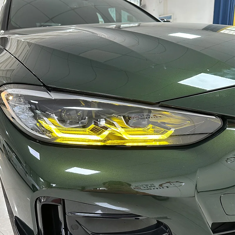 M4 Yellow Lemon DRL LED Module For 2021 2022 BMW G22 G23 G26 G80 G82 M3 430i M440i LED Headlight Non-Laser Daytime Running Light