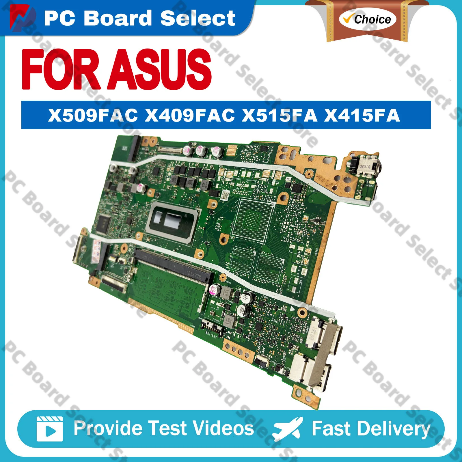 

X409F X409FA Laptop Motherboard For ASUS X409FL X409FB X409FAC X409FJ Y4200F A409F F409F Mainboard With I3 I5 I7 CPU 100% tests