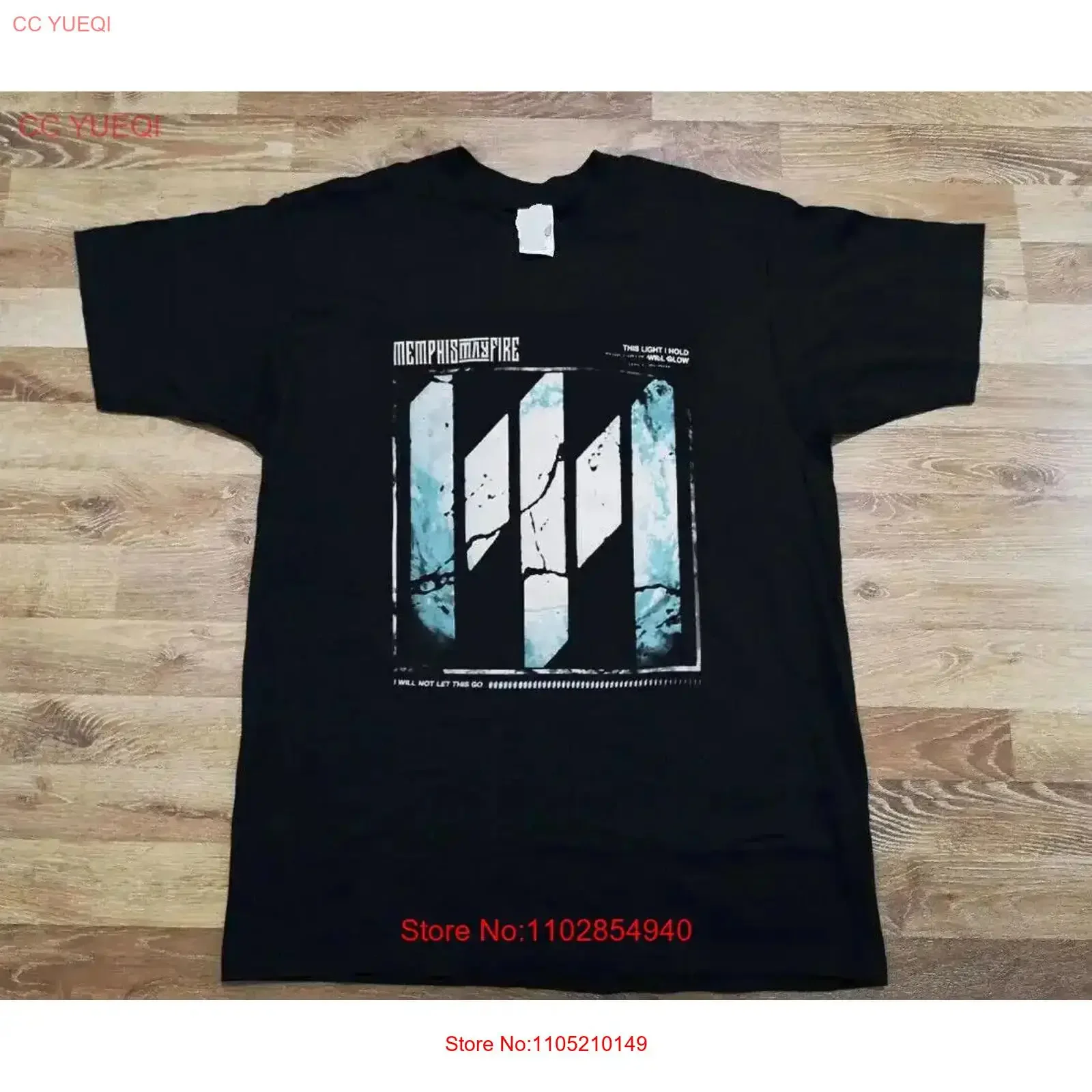 تي شيرت Memphis May Fire Box كلاسيكي برسوم جرافيك هدية لمحبي الروك TE5994 عتيق مغسول مريح وممتد كاجوال أنيق #1