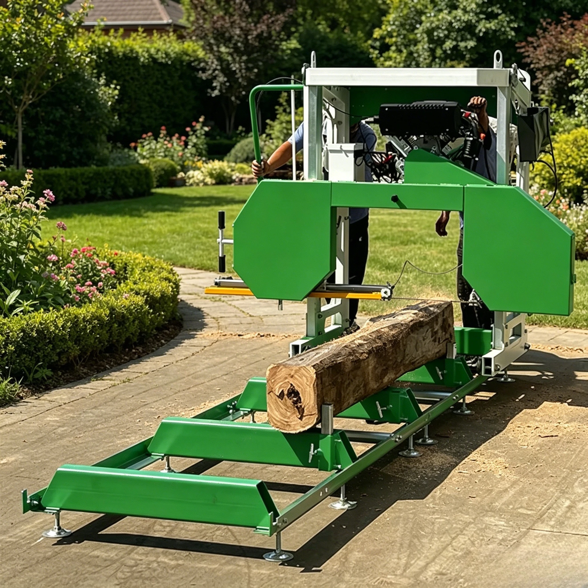 Customized Forestry Machine Portable Sawmill Bandsaw Horizontal Portable Automatic Sawmill Chainsaw Sawmill 36 Inch