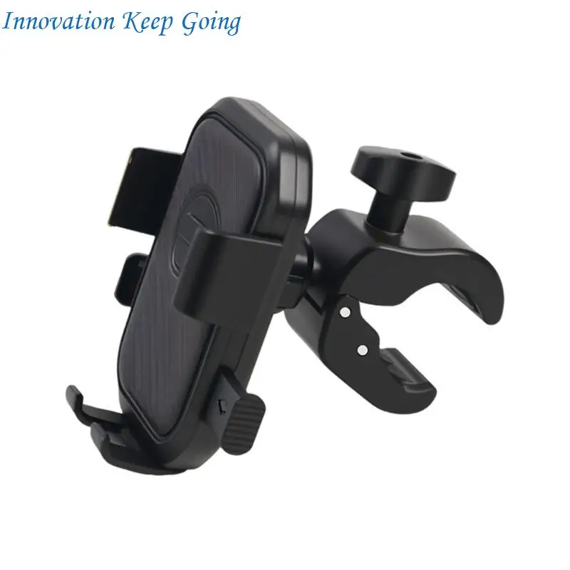 E65C Adjustable Bike Phone Holder Compatible for 15 to 45Mm Handlebars for Cycling Running Motorcycle & Outdoor Activity view 4