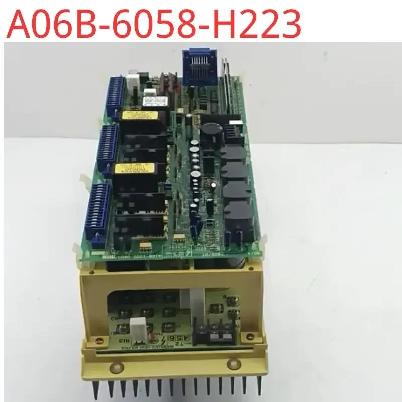 A06B-6058-H223 محرك سيرفو مستعمل تم اختباره جيدًا في حالة جيدة