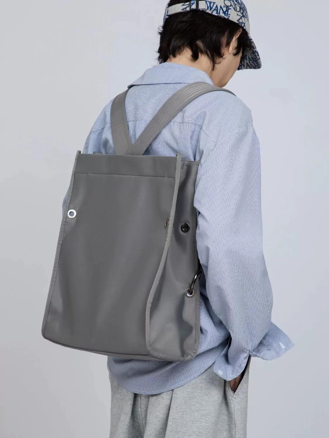 Sacos Crossbody Sólidos De Couro De Nylon Saco De Ombro Na Moda, Bolsas Casuais De Grande Capacidade, Mochilas De Computador De Moda, Y2K