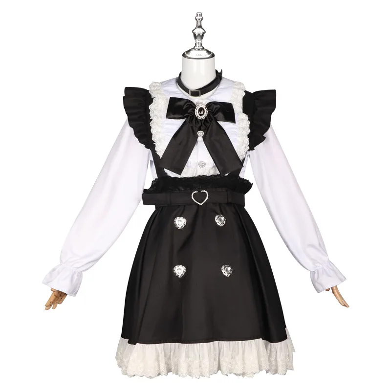 

Anime Miku Cosplay Costume Women Lolita Cute Bowknot Skirt Suit JK School Uniform Suit Role play Costume