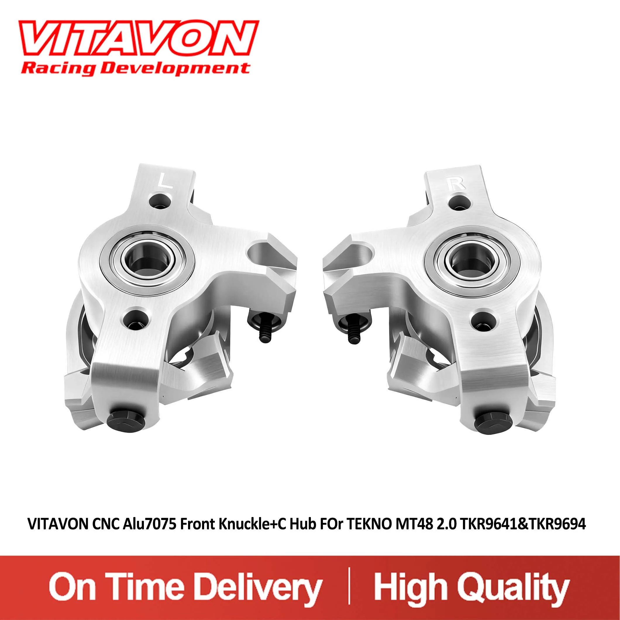 

Передний кулак VITAVON CNC Alu7075+C Hub FOr TEKNO MT48 2.0 TKR9641&TKR9694