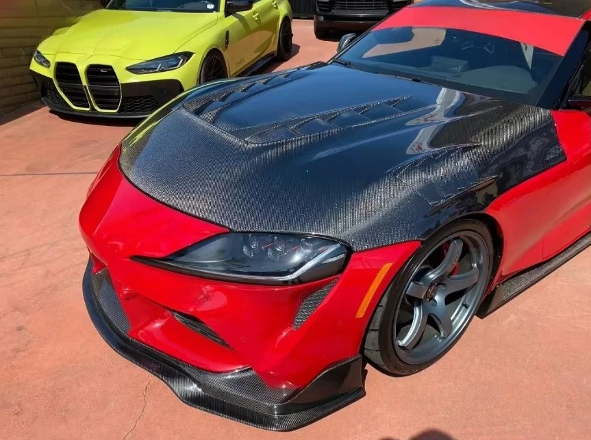 

Seibo Style Hood Carbon Fiber for Gr Supra A90 A91 Mk5 Carbon Bonnet Hood Car Accessories Carbon Bonnet Engine Cover