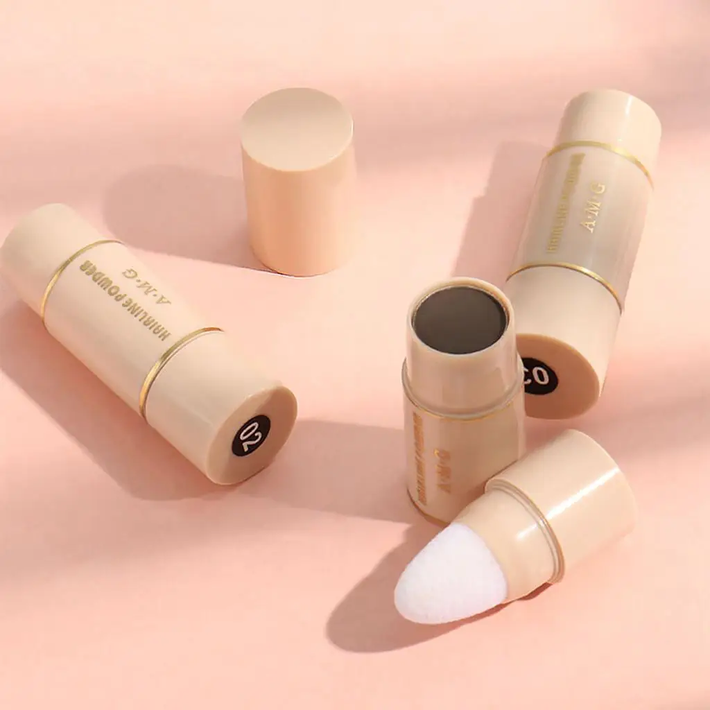 Kit de plantilla para dar forma a las cejas, sello para cejas de un solo paso, lápiz en polvo para maquillaje de ojos resistente al agua para salón y cosméticos de boda