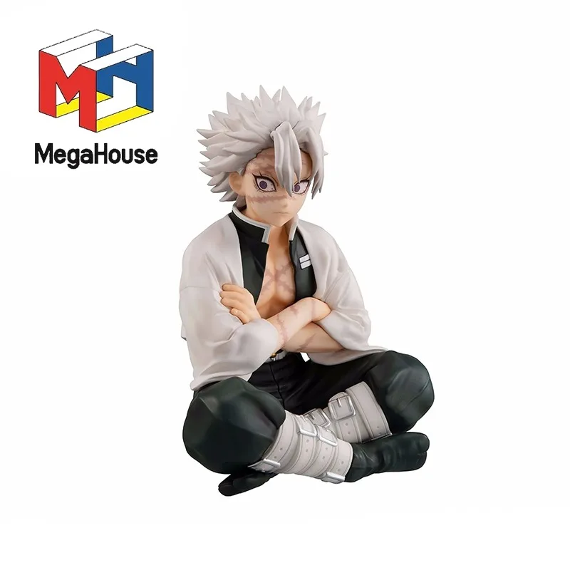 Stock Genuine MH Mega House GEM Demon Slayer Shinazugawa Sanemi 9CM PVC Anime Action Figures Collectable Model Toy Birthday Gift