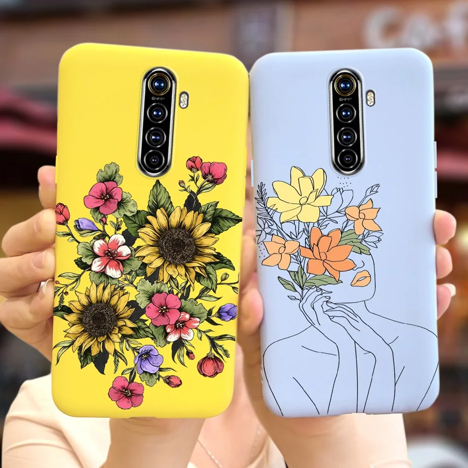 For Oppo Realme X2 Pro Case Stylish Painted Cover Soft Silicone Phone Case For Realme X 2 Pro RealmeX2 Pro RMX1931 Fundas Bumper