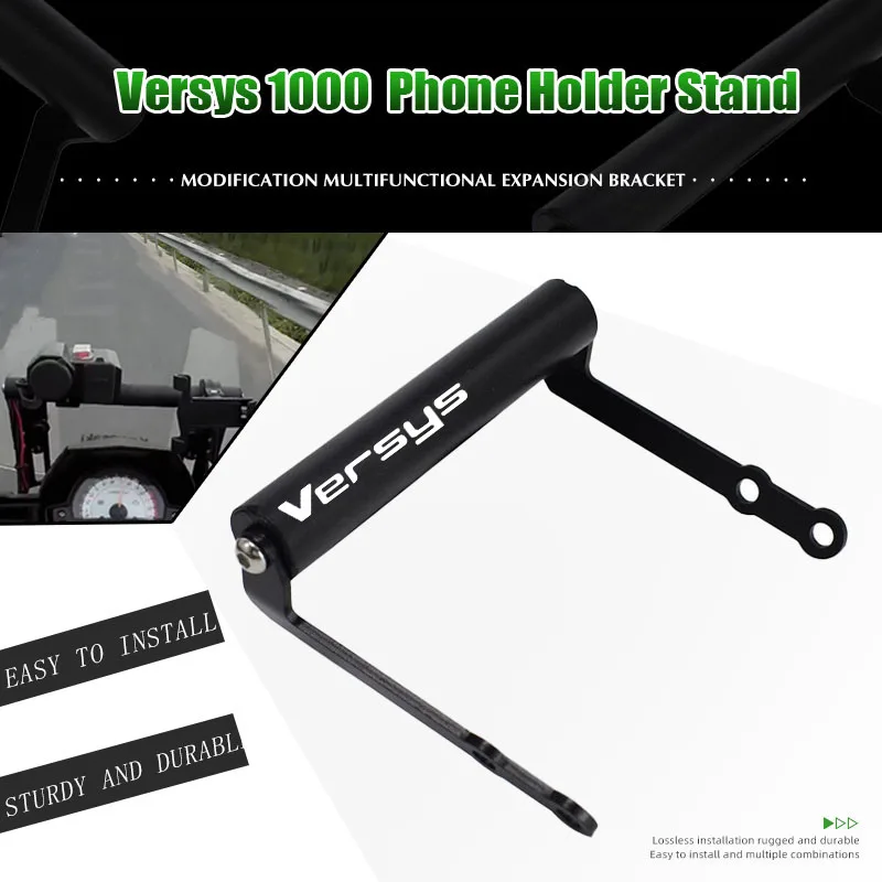 

22MM For Versys 1000 VERSYS1000 2015-2018 Motorcycle Phone Holder Stand GPS Navigation Plate Bracket Cover