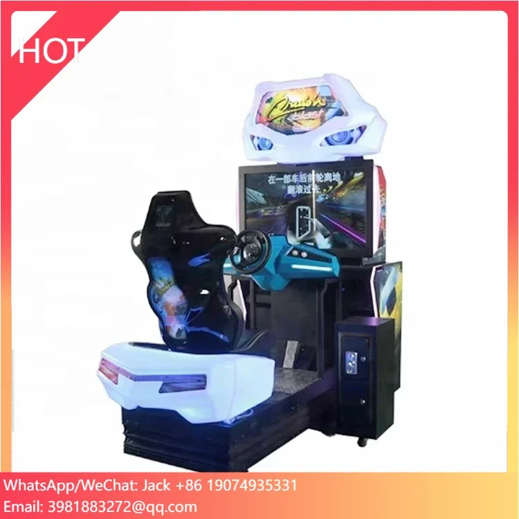 

Coin-Operated Arcade Video Machine Motion Simulator Car Racing Game For Game Centers