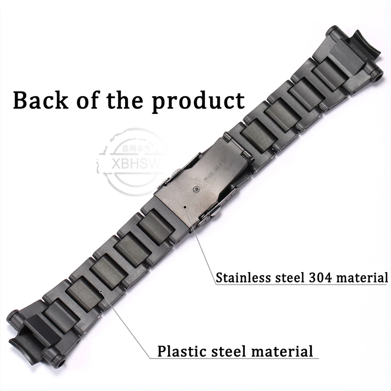 Plastics Steel Strap For Casio  GW-A1100 GA1000 GA1100 GW4000 Men's Watch Band Wristband Bracelet  Watch Accessories