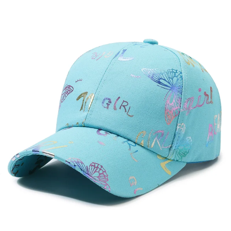 Fashion Women Men Print Graffiti Baseball Caps Female Male Sport Butterfly Smiling Face Letter Visors Cap Sun Hat For Women Men