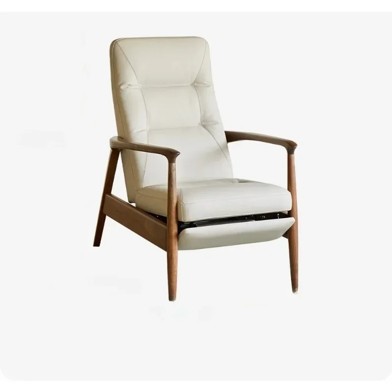 

North American black walnut solid wood single sofa chair