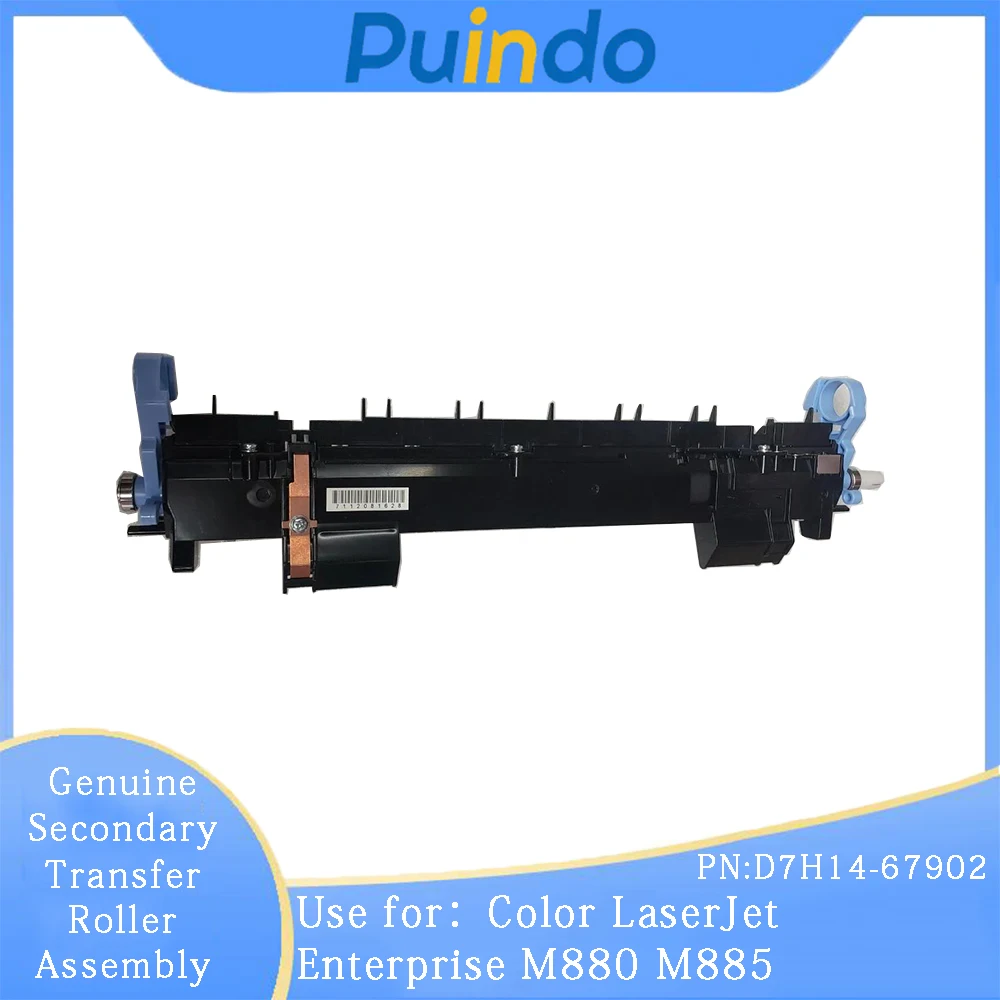 Genuine New D7H14-67902 Secondary Transfer Roller Assembly for HP Color LaserJet Enterprise M880 M885 2nd Transfer Roller
